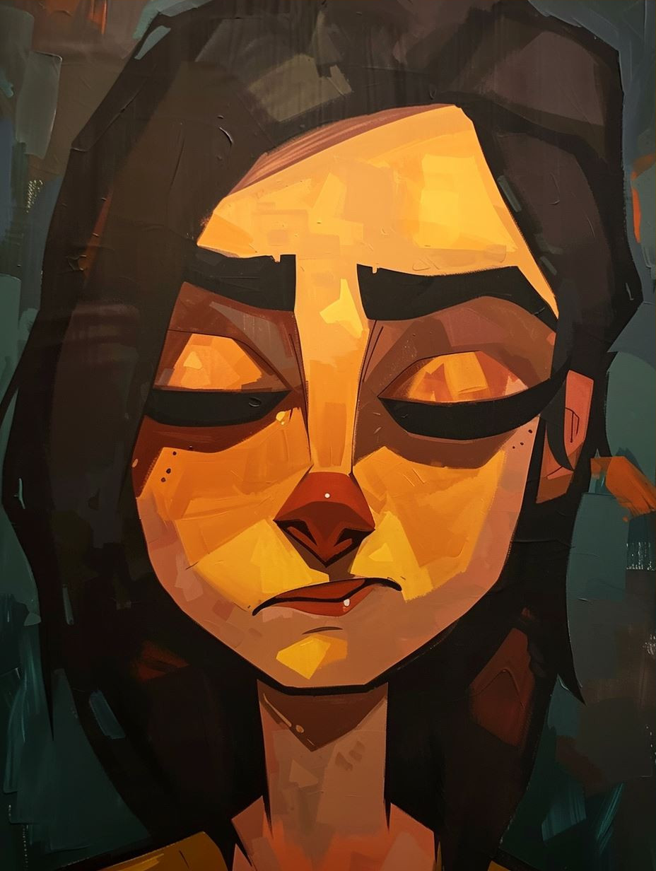 Golden Hour Stylized Portrait - Image 3