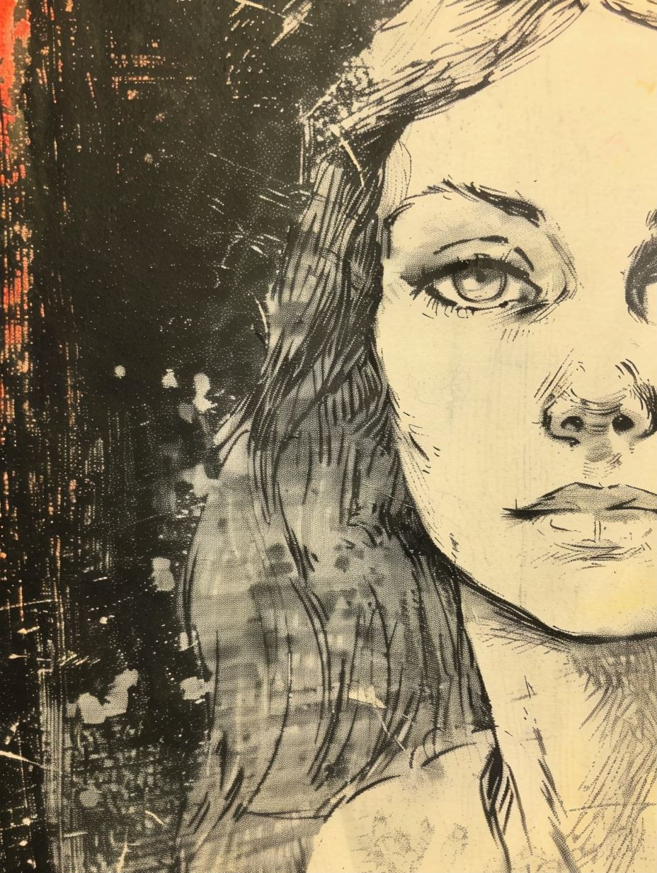 Moody Ink Portrait Studies - Image 1