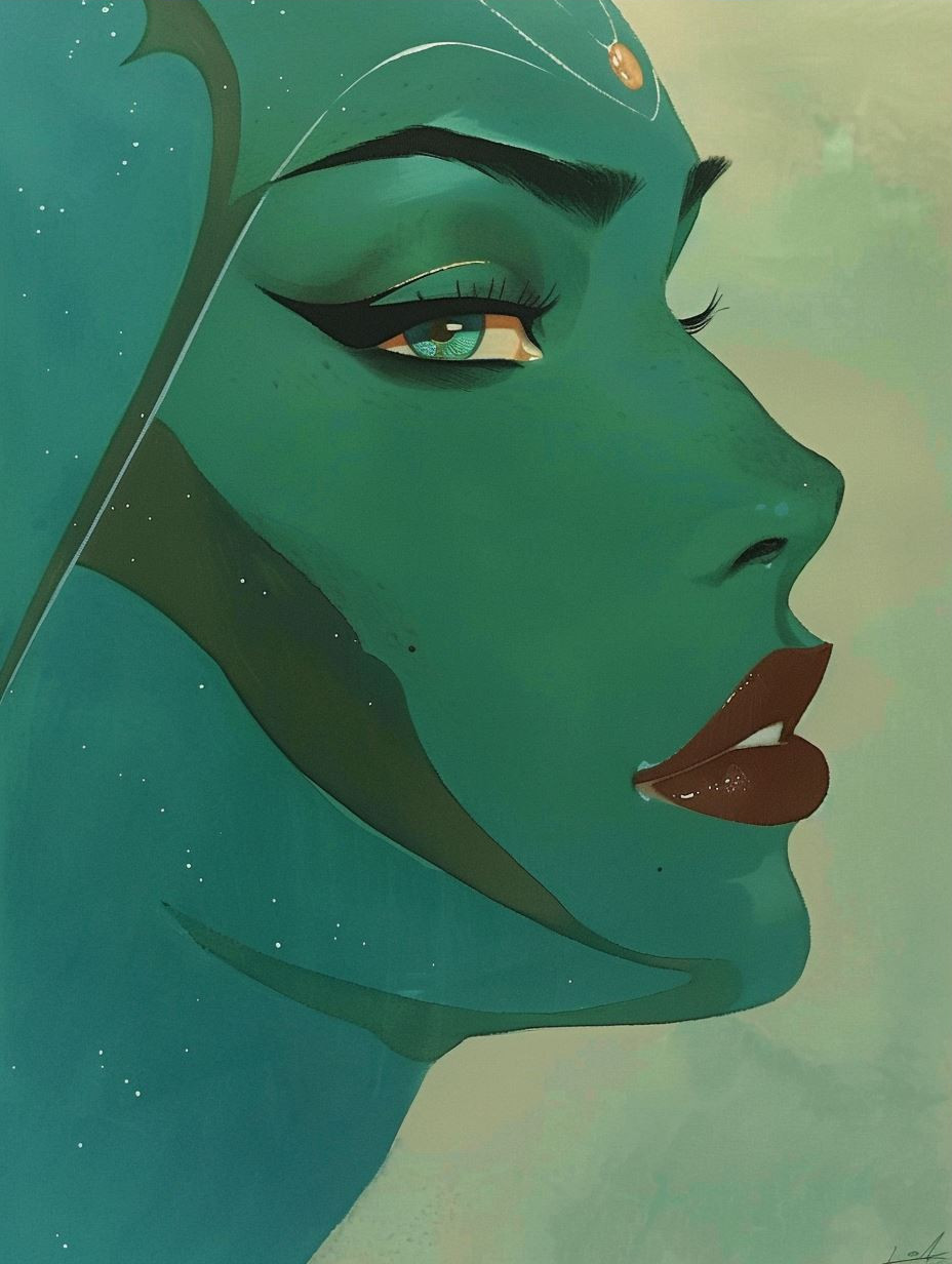 Mystic Emerald Shadow Portraits - Image 3