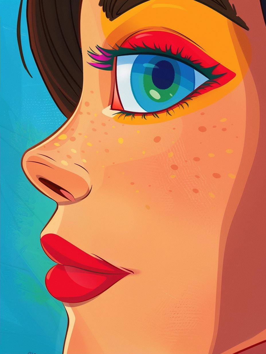 Vibrant Pop Art Dreamscape - Image 2