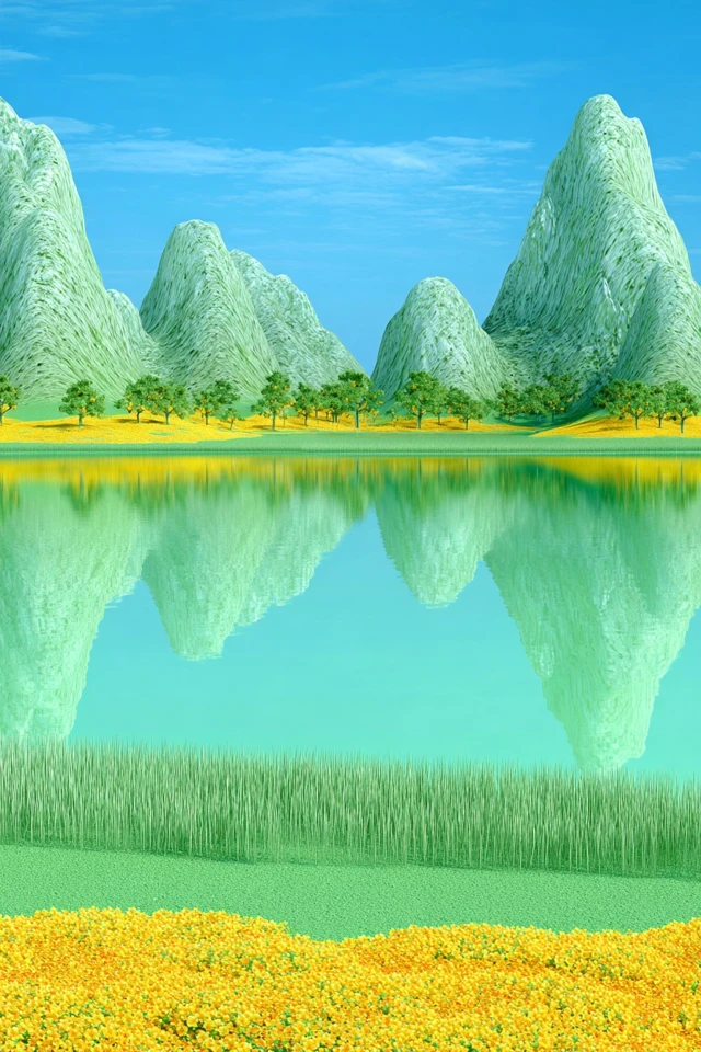 Neon Pastel Serenity - Image 2