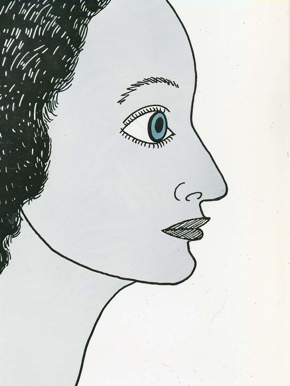 Vibrant Pop Art Portrait Profile - Image 3