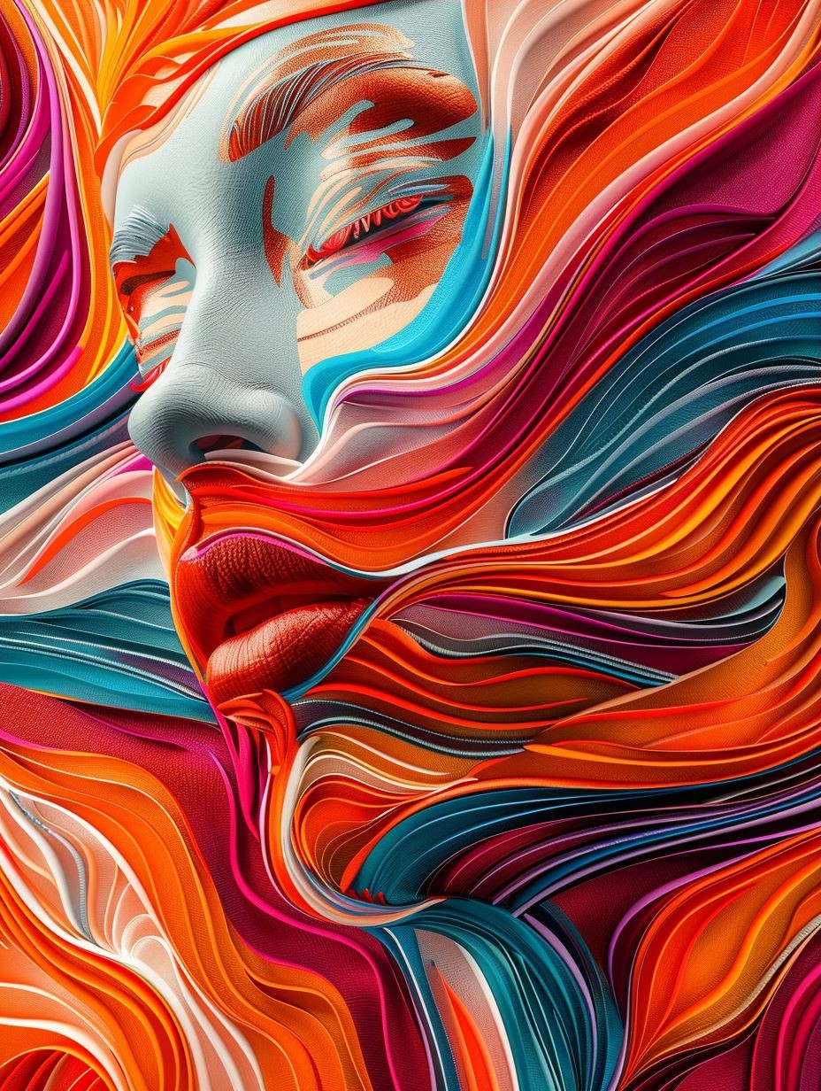 Vibrant Swirls of Liquid Emotion - Image 3