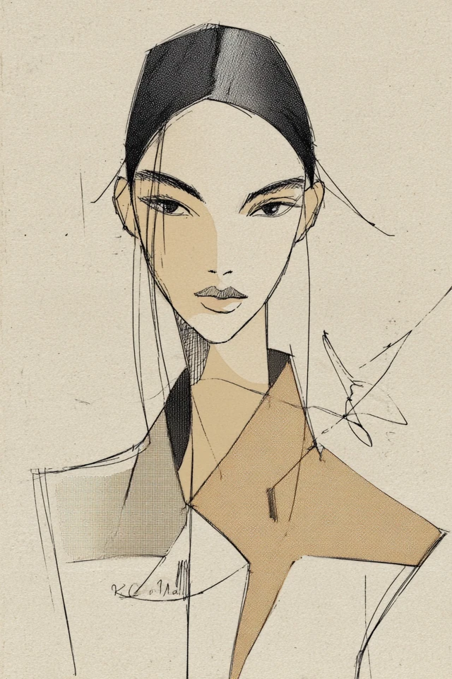 Elegant Fashion Sketch