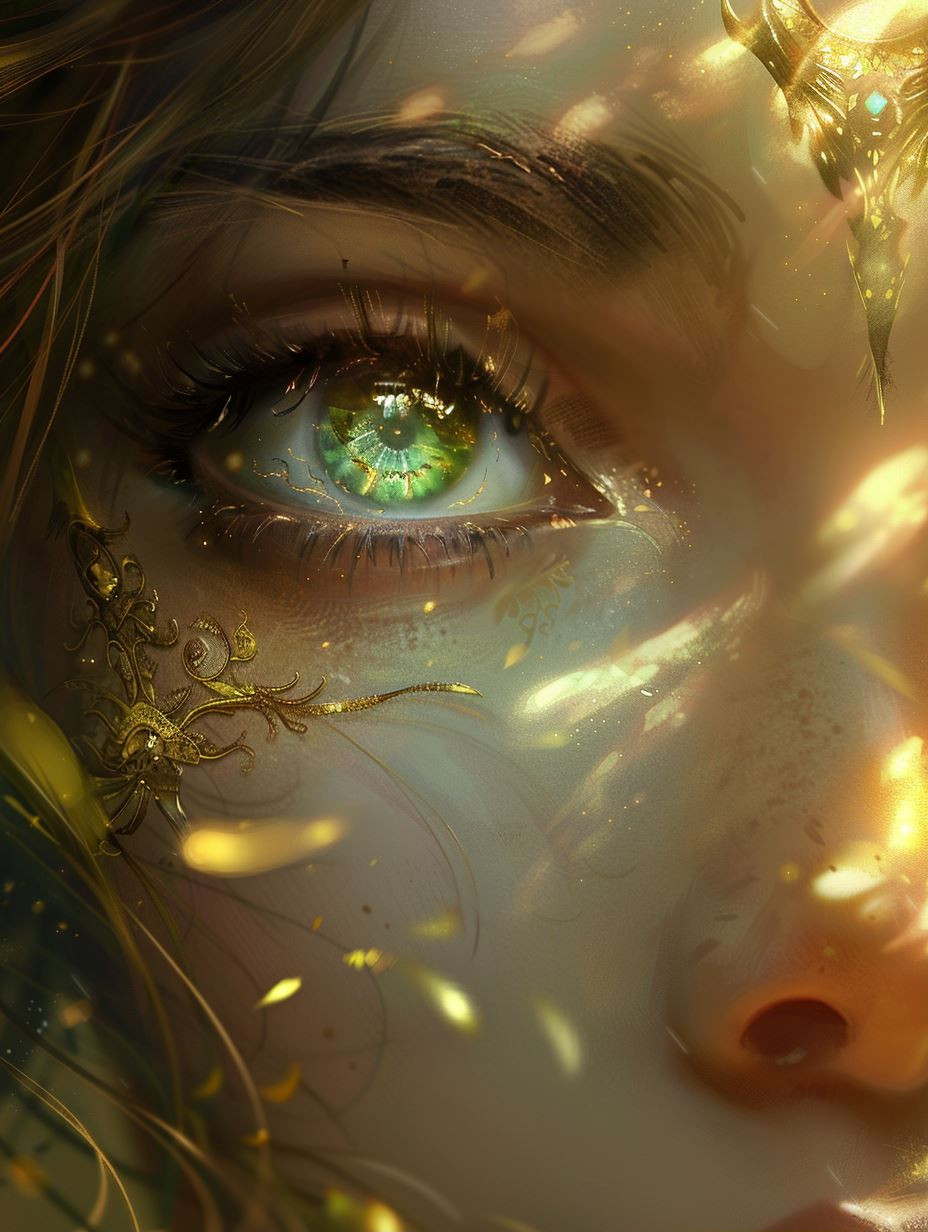 Golden Gaze Etherealism - Image 1