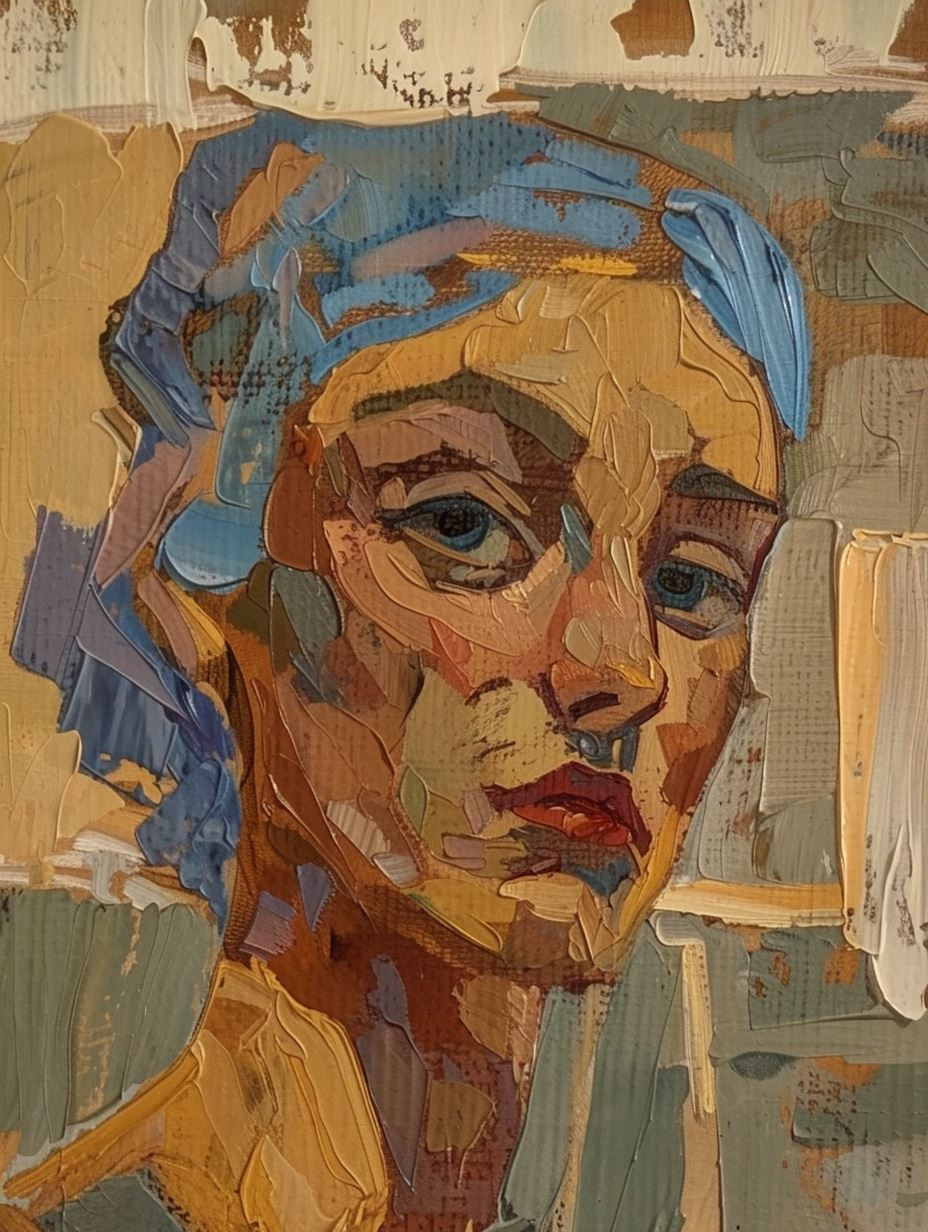 Expressive Oil Portrait Studies - Image 3
