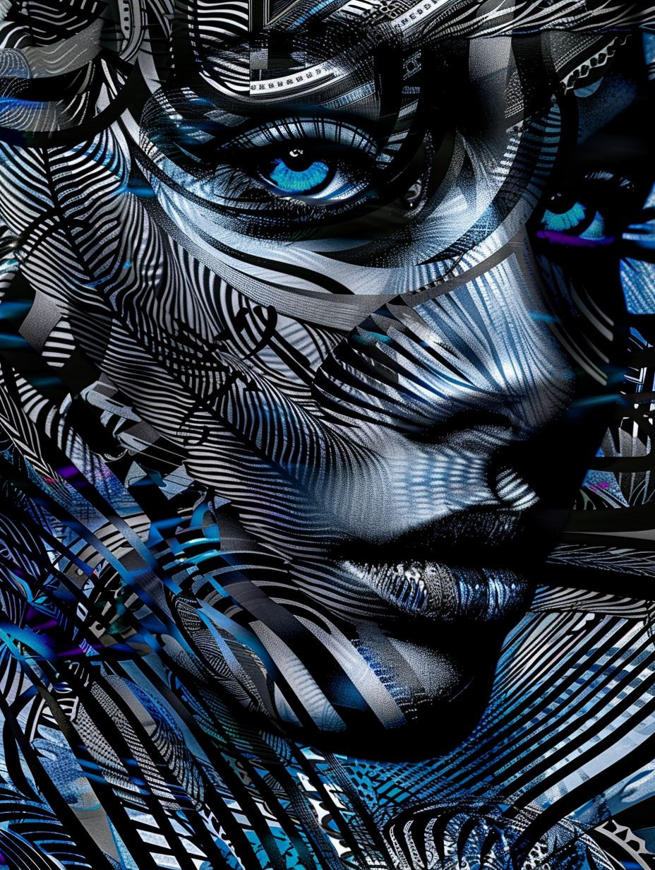 Surreal Liquid Chrome Portraits - Image 2