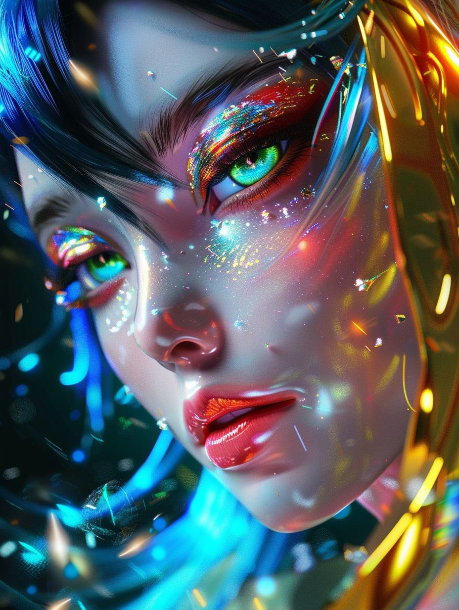 Prismatic Neon Dream - Image 1