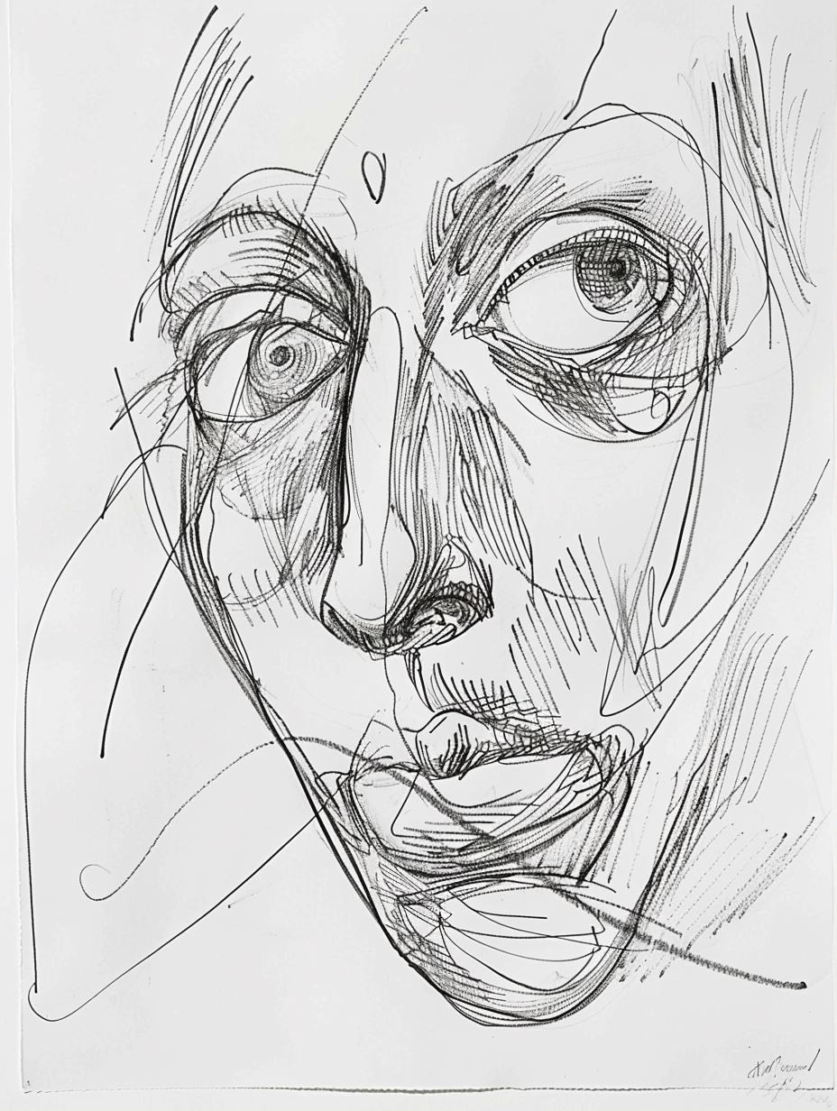 Fragmented Gazes: A Study in Line - Image 1