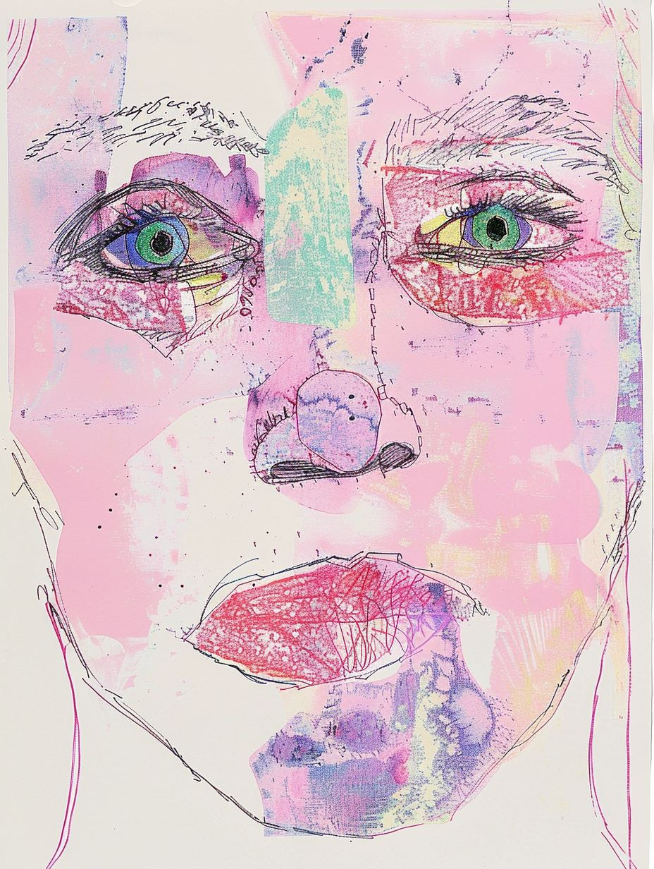 Abstract Violet Gaze - Image 2