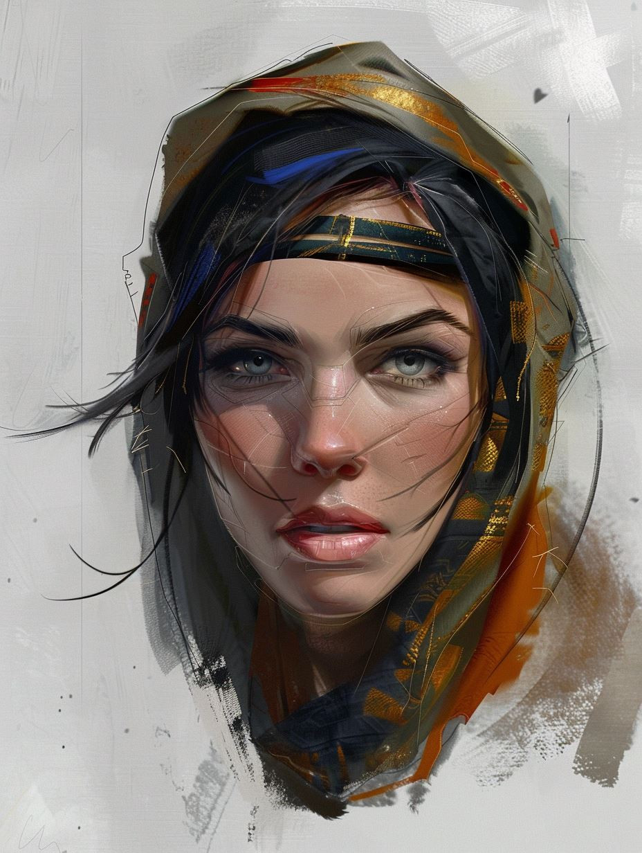 Digital Portrait Studies of Diverse Women - Image 2
