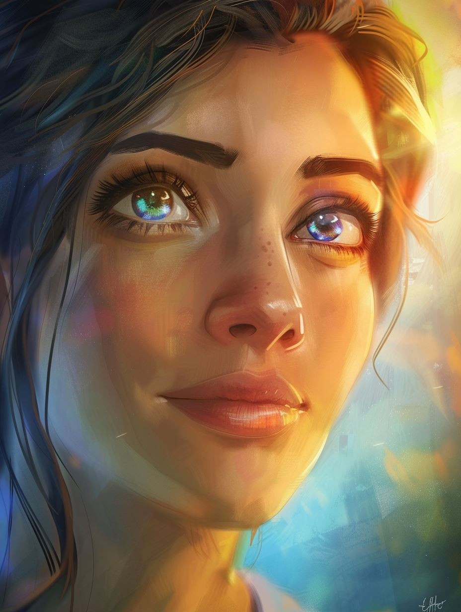 Ethereal Portraits of Celestial Women - Image 1