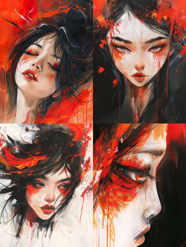 Crimson Echoes of Digital Sorrow