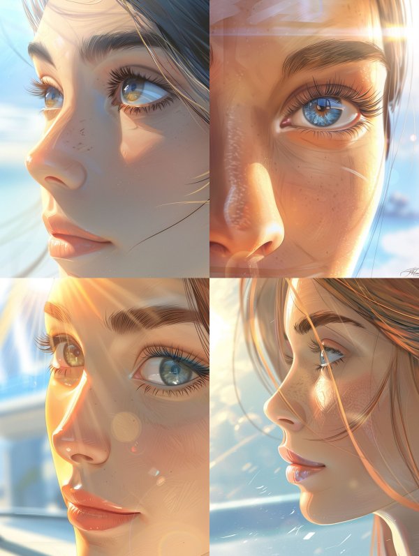 Ethereal Gaze: A Study of Light