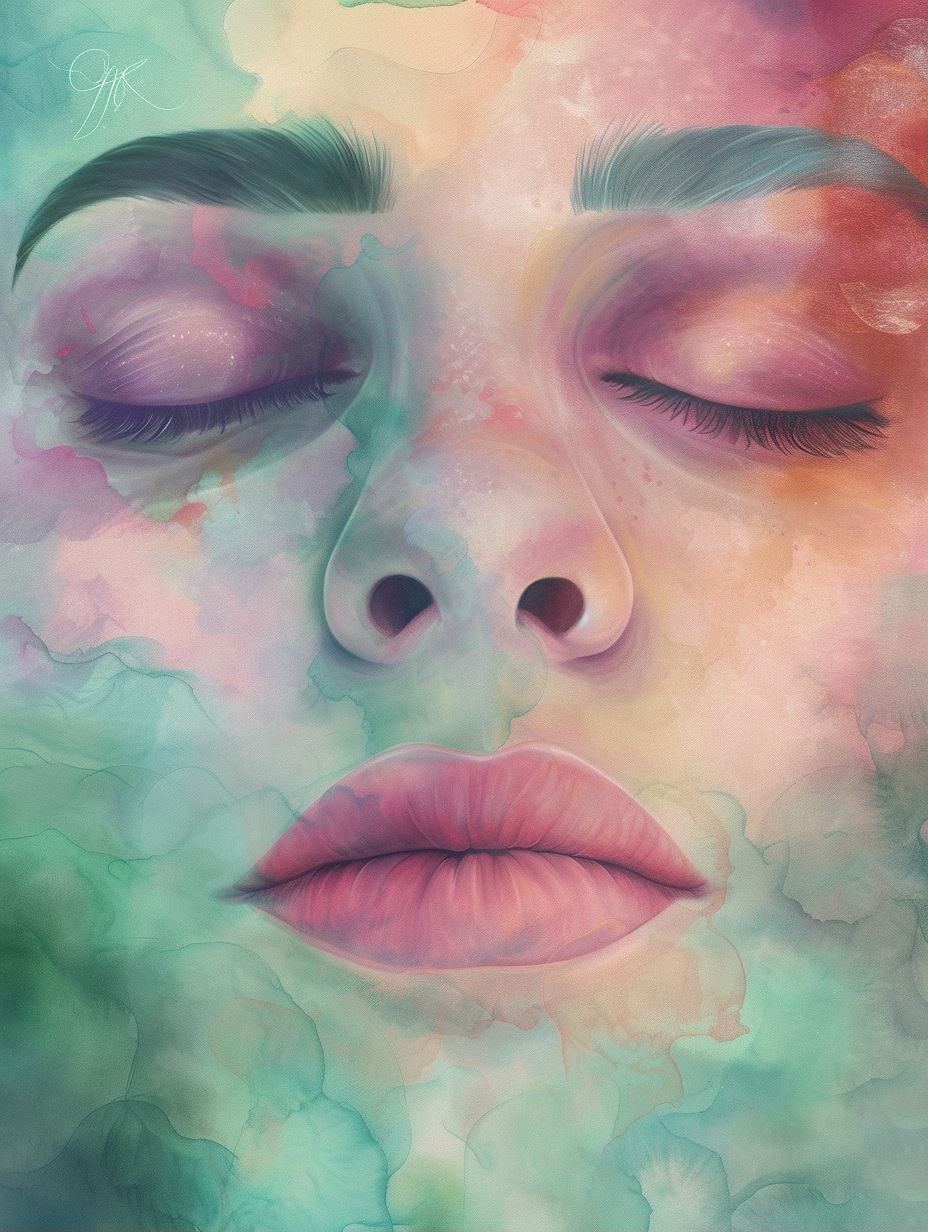 Ethereal Dreams in Watercolor - Image 1