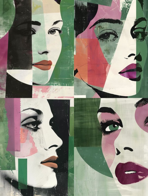 Fragmented Faces of Modern Art