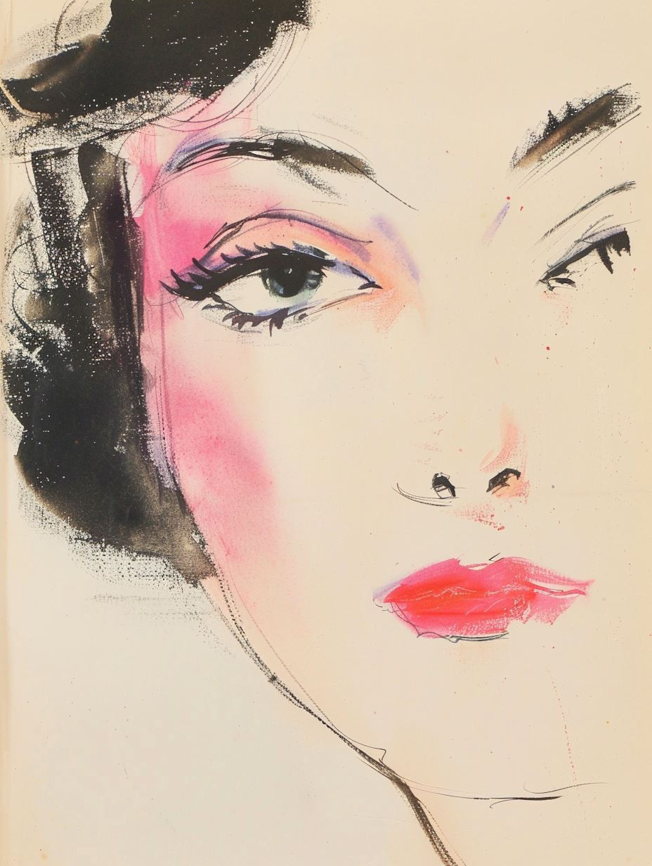 Avant Garde Fashion Sketch - Image 3