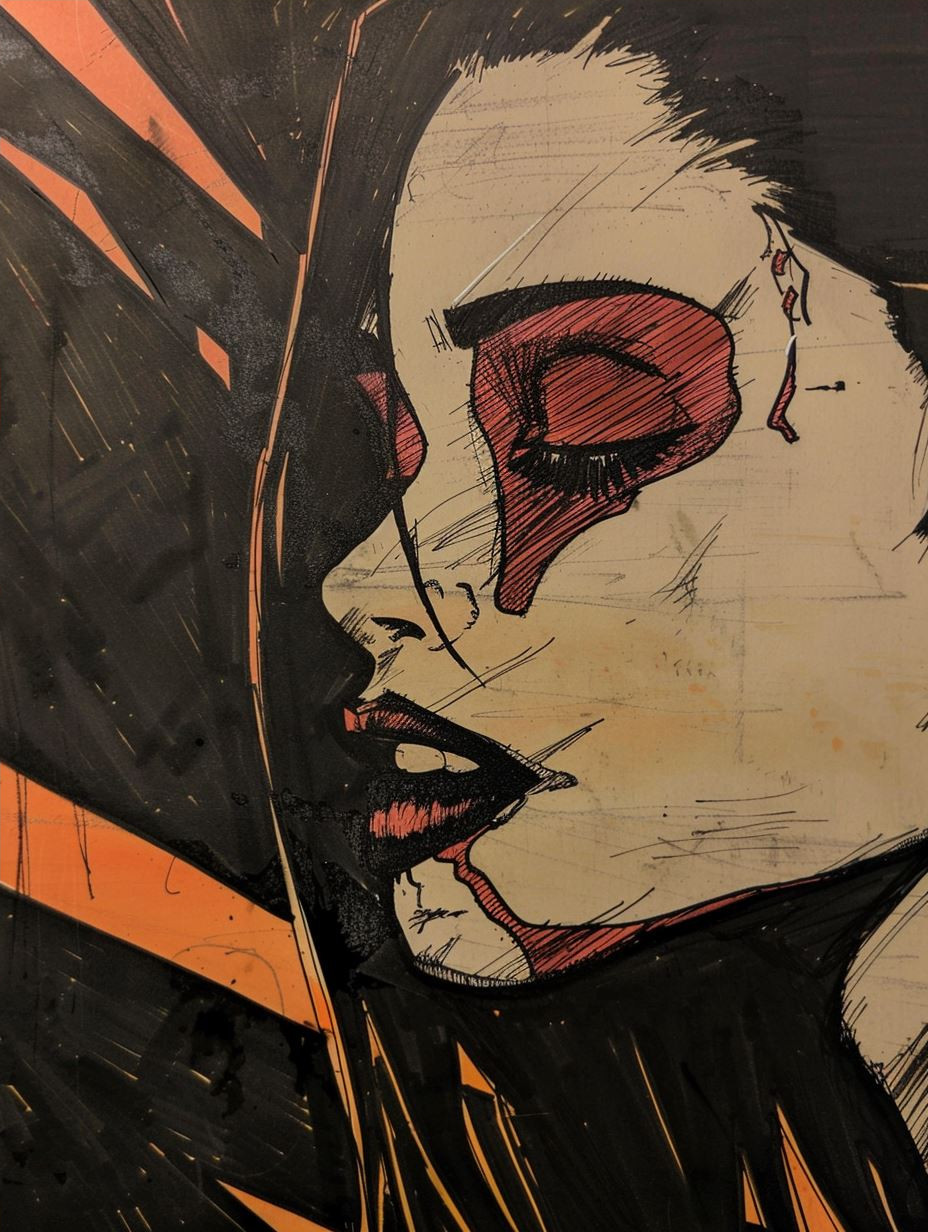 Dark Gothic Comic Portrait Studies - Image 4