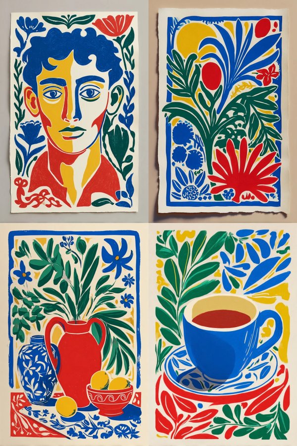 Vibrant Primary Palette Art Prints