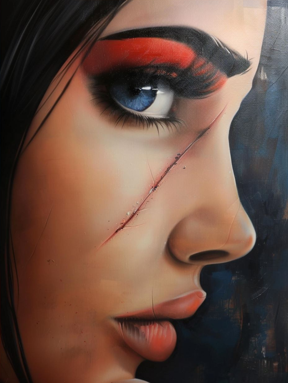 Digital Portraits of a Mysterious Woman - Image 4
