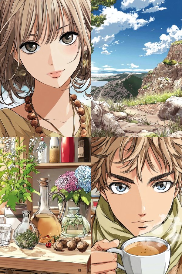 Serene Moments in Anime Art