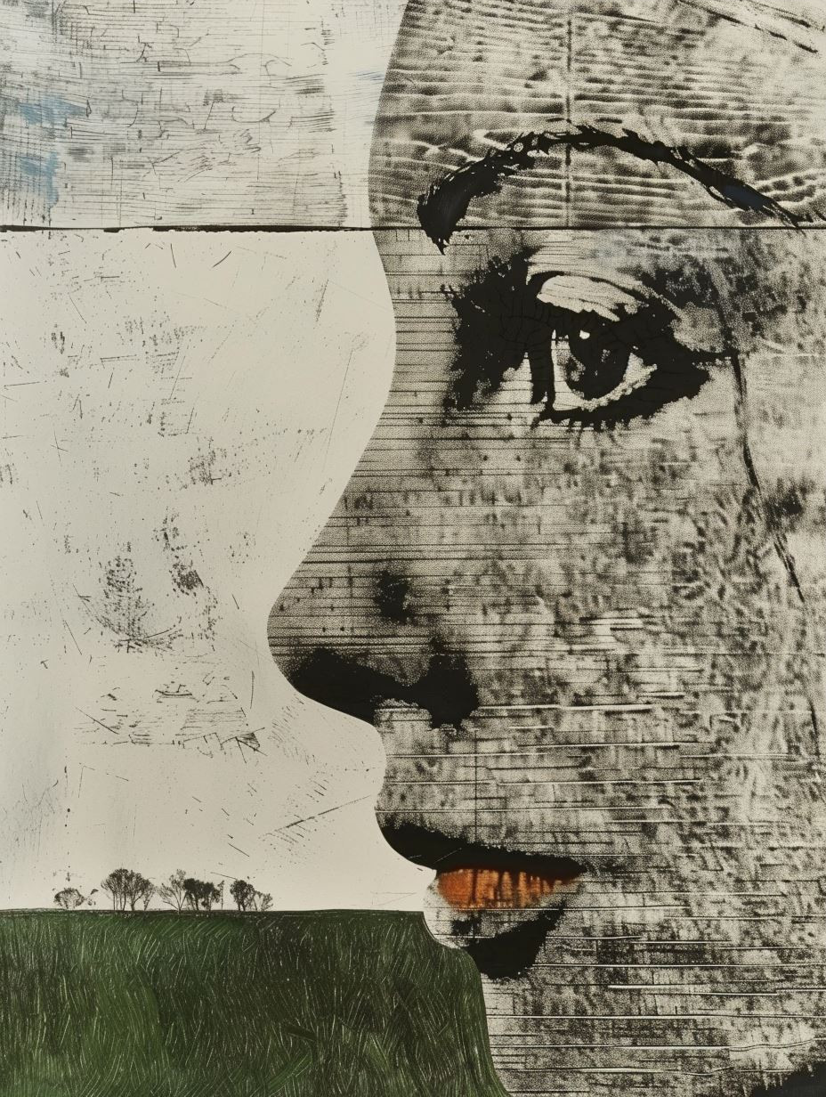 Fragmented Gazes in Monochrome - Image 3