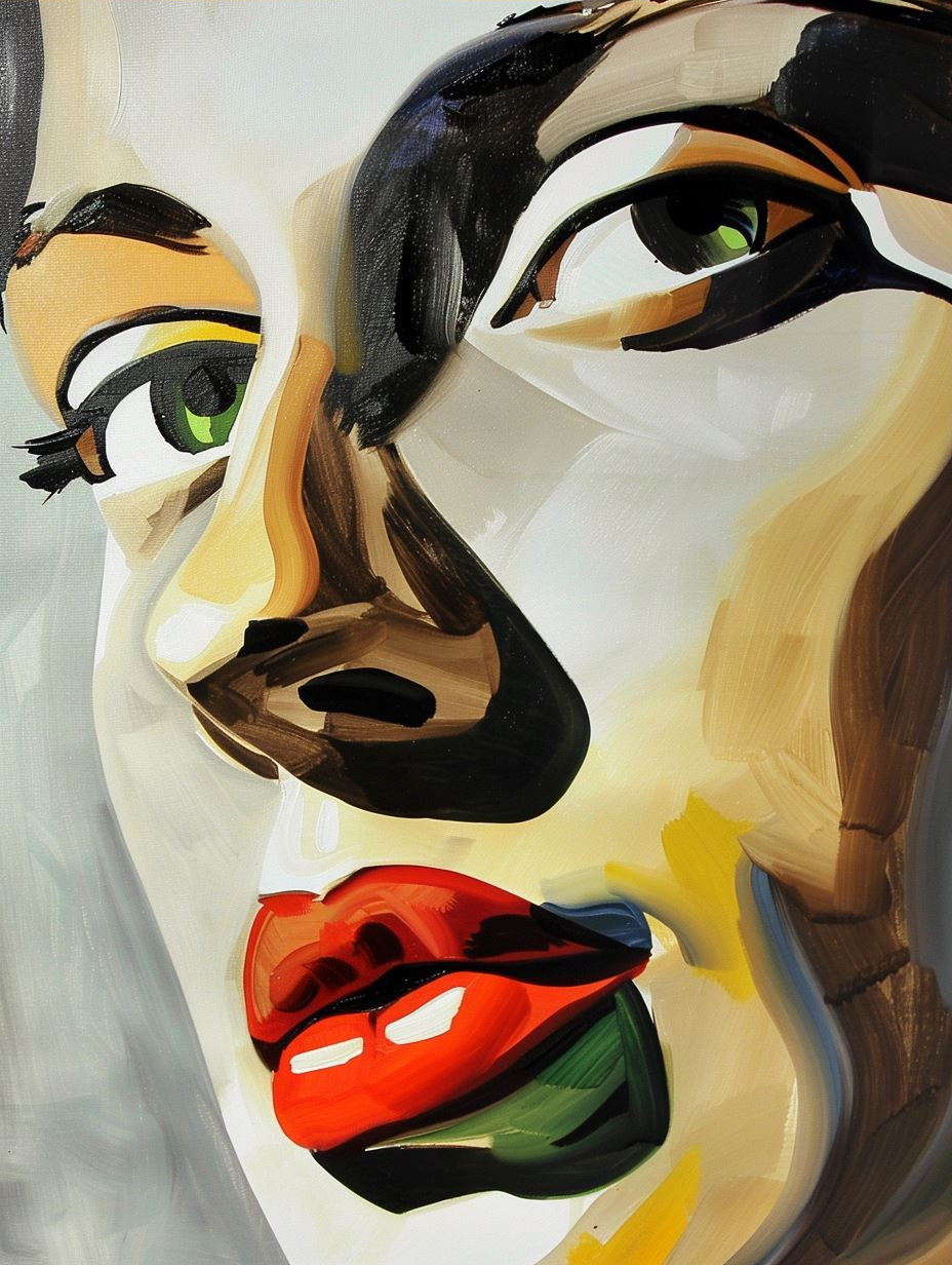 Golden Hour Impressionist Portrait - Image 3