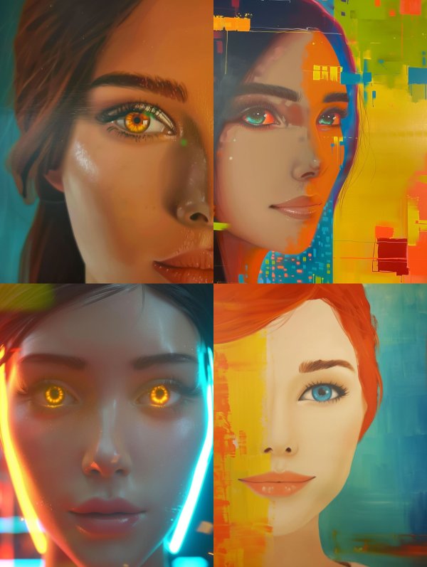 Digital Visions of a Cybernetic Muse