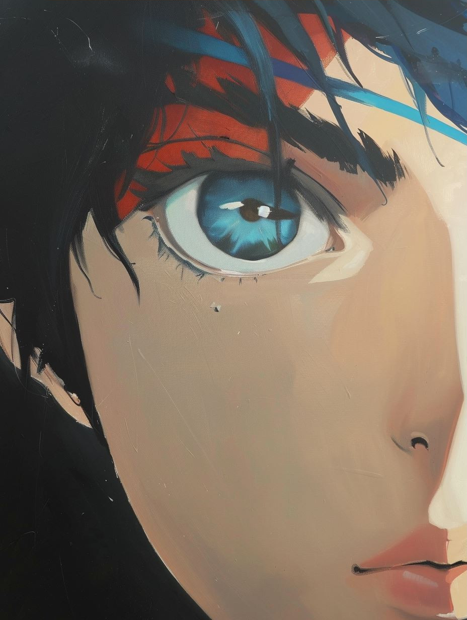 Ethereal Visions: A Digital Portrait Study - Image 3