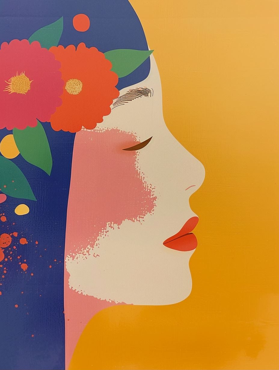 Floral Dream in Bold Color - Image 1