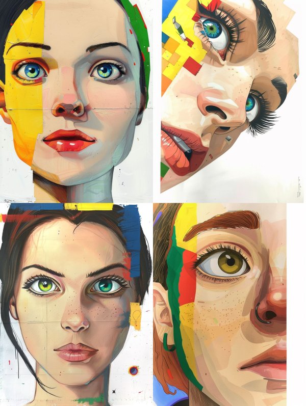 Fragmented Visions of Modern Beauty