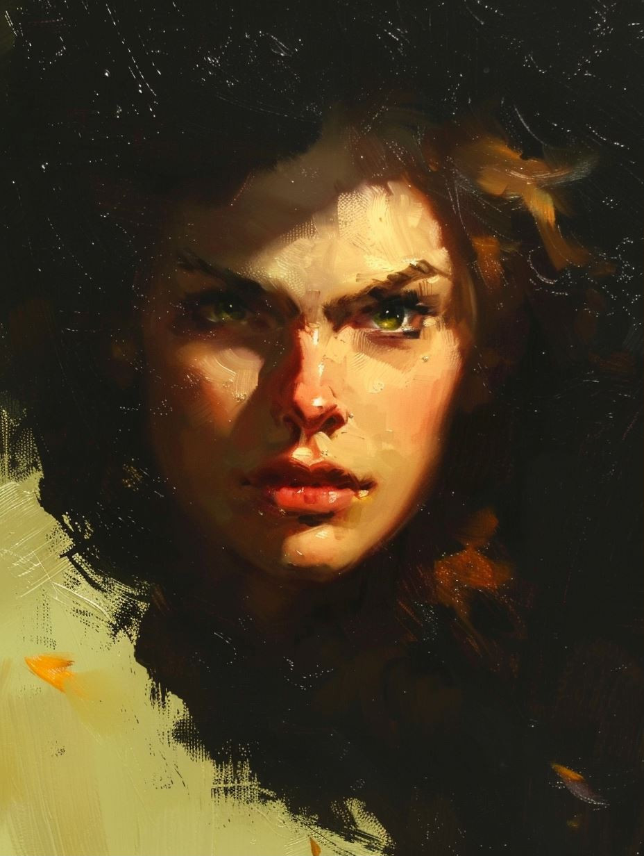 Shadows and Light: A Portrait Study - Image 1