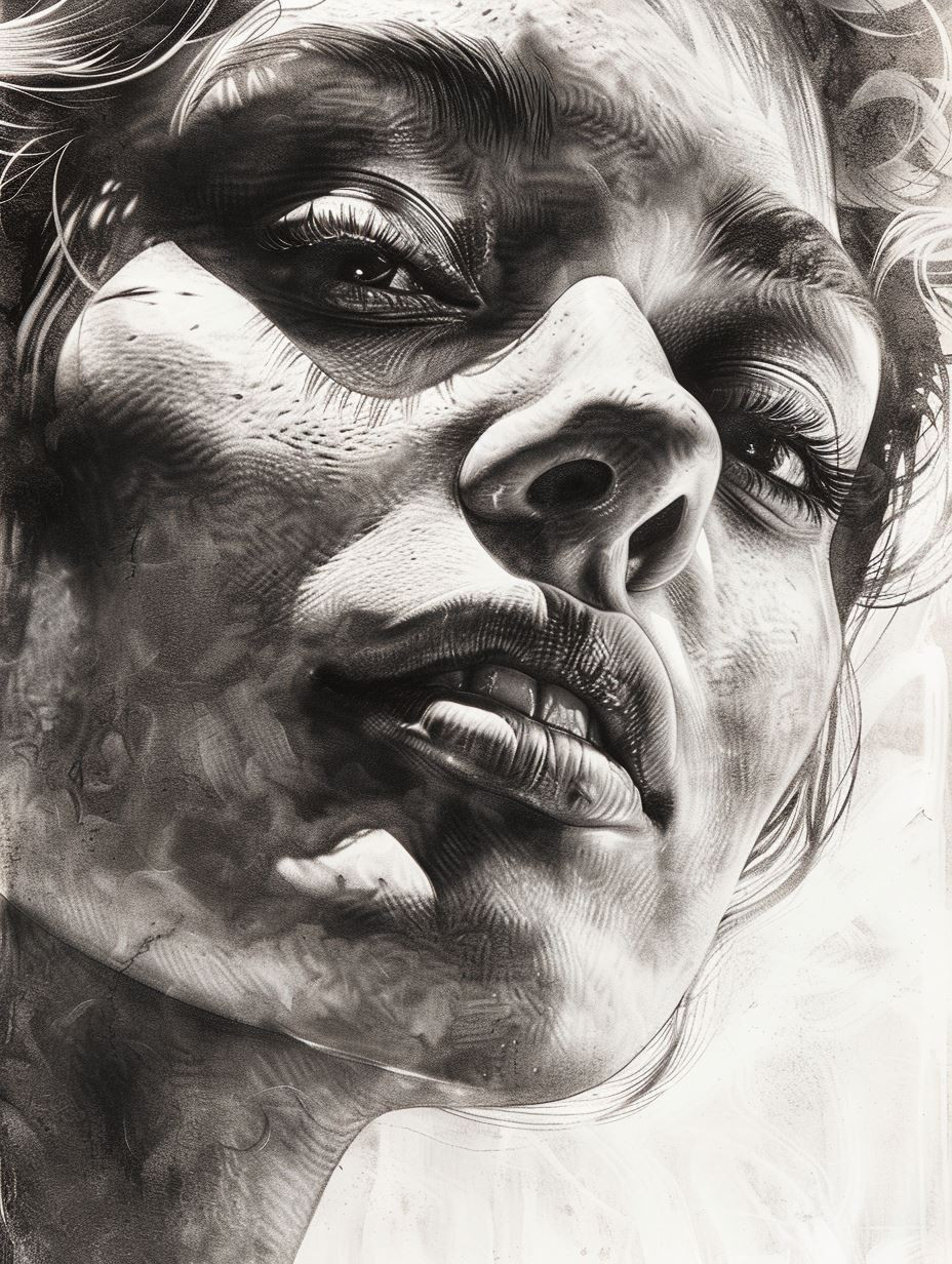 Dramatic Monochrome Portrait Studies - Image 3