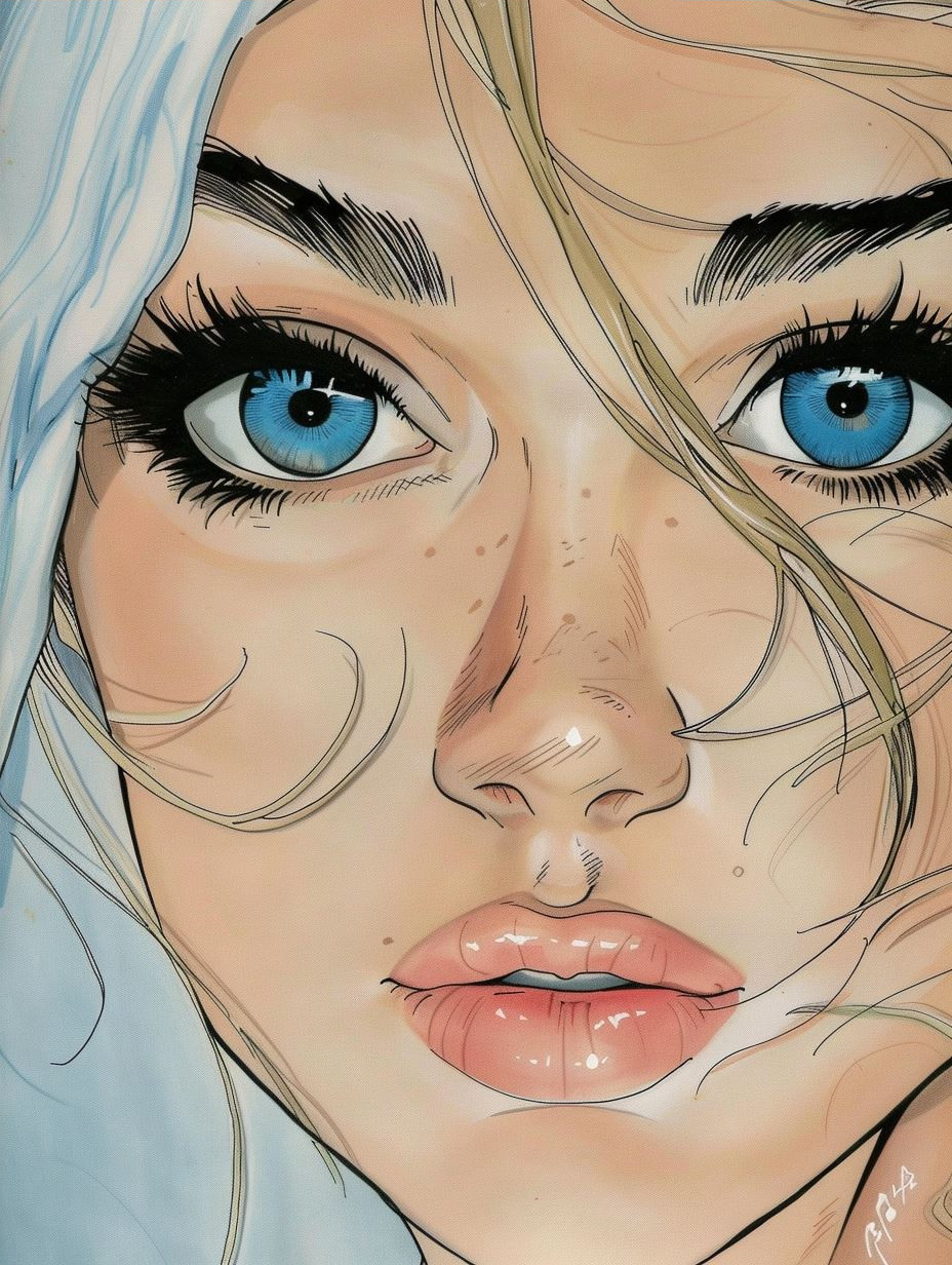 Azure Gaze Comic Art - Image 4