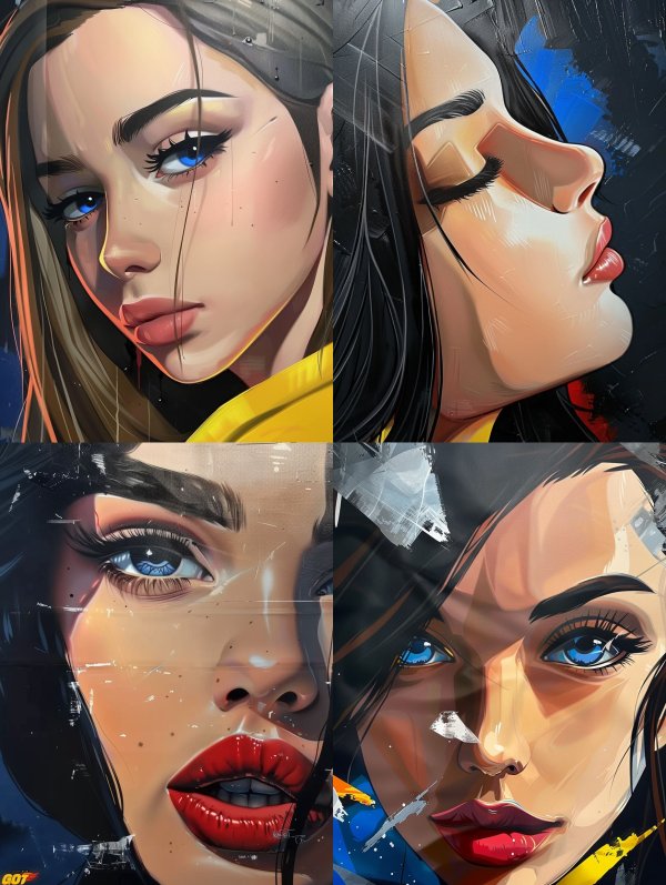 Modern Digital Portraiture Study