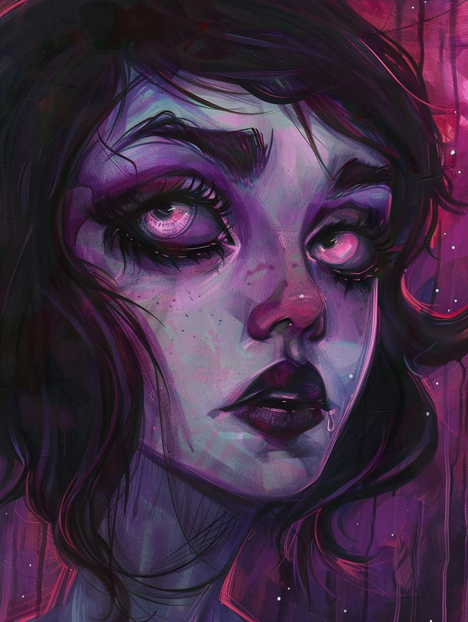 Neon Galactic Ethereal Portrait - Image 3