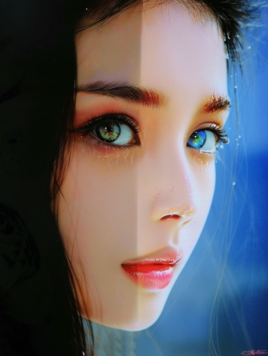 Ethereal Gazes: A Study of Digital Beauty - Image 3