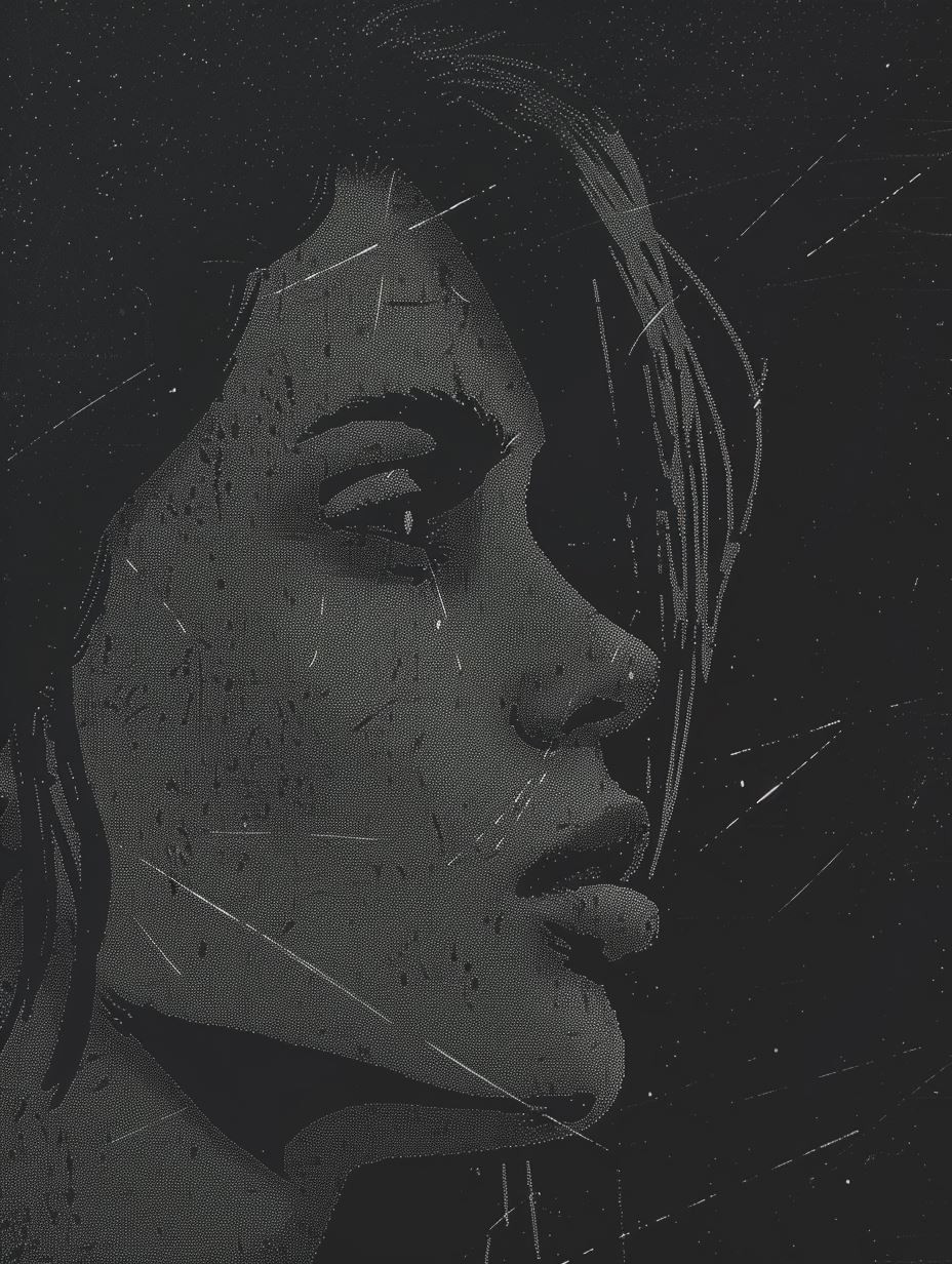 Dark Cinematic Charcoal Portraits - Image 2