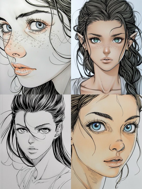 Ethereal Fantasy Portrait Studies
