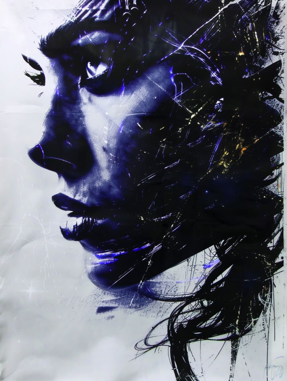Mystic Ethereal Indigo Portraits - Image 4