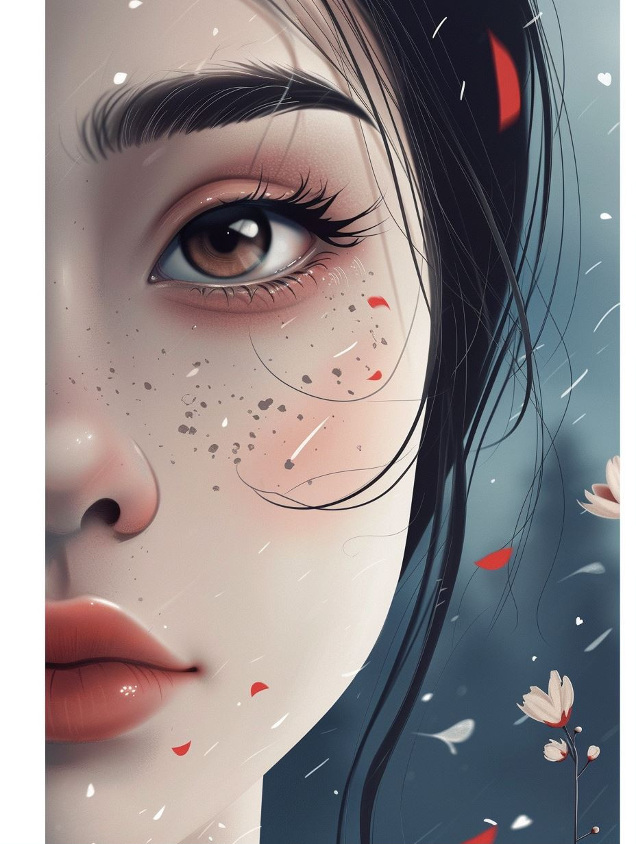 Ethereal Whispers of Digital Beauty - Image 1