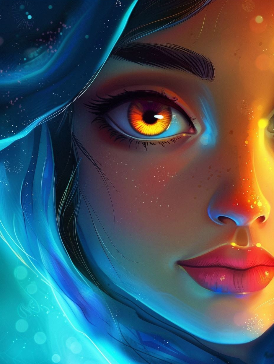 Ethereal Glow of Starlit Dreams - Image 3