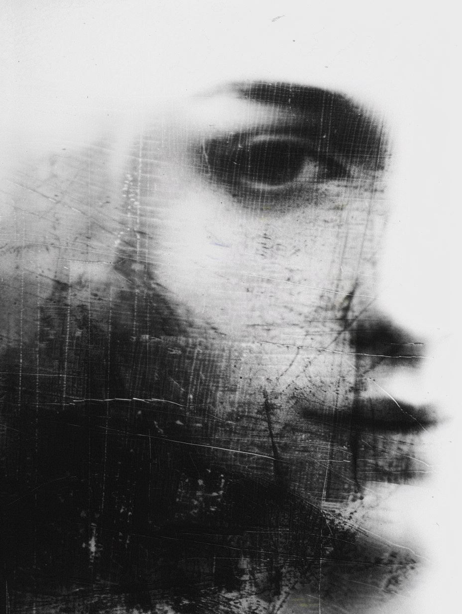 Ghostly Echoes in Monochrome - Image 4