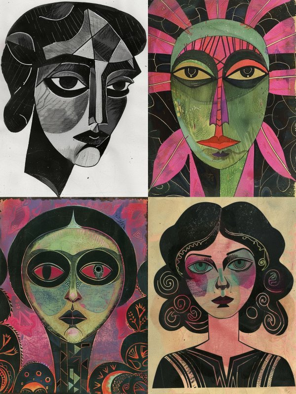 Abstract Portraits of the Human Soul