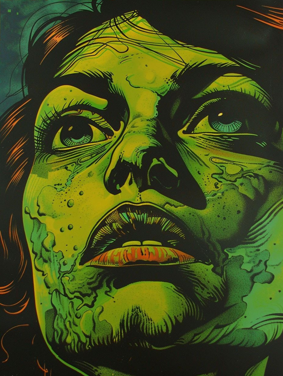 Noir Gothic Comic Portrait - Image 4