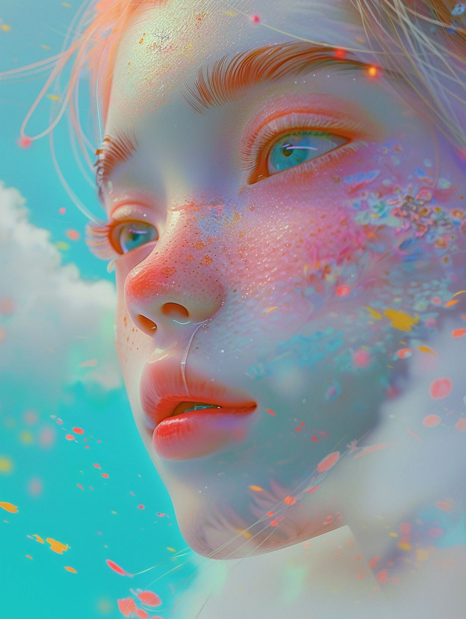 Ethereal Dream of Pastel Waters - Image 1
