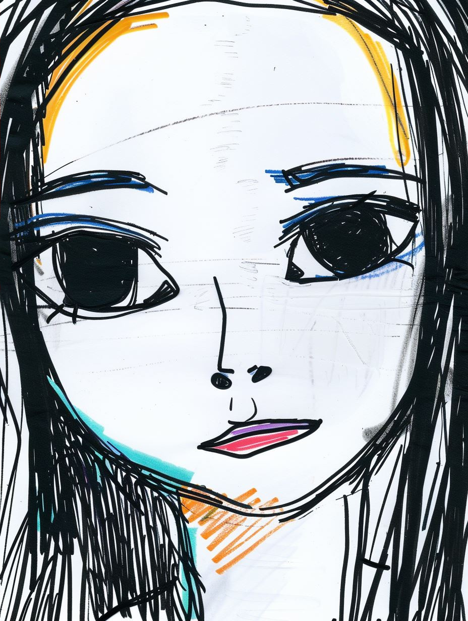Abstract Expressionist Portrait Sketches - Image 2
