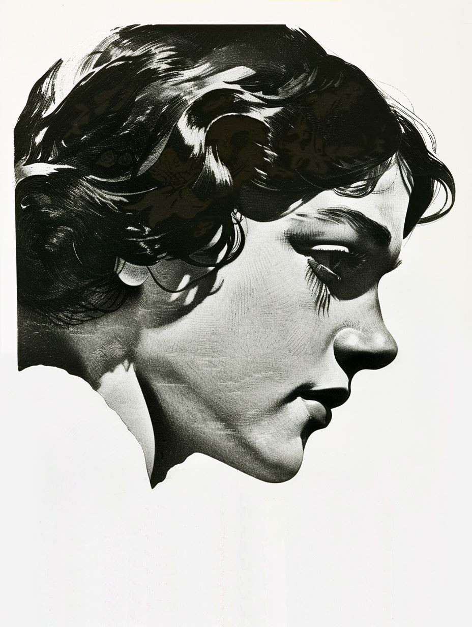 Vintage Pulp Portrait - Image 4