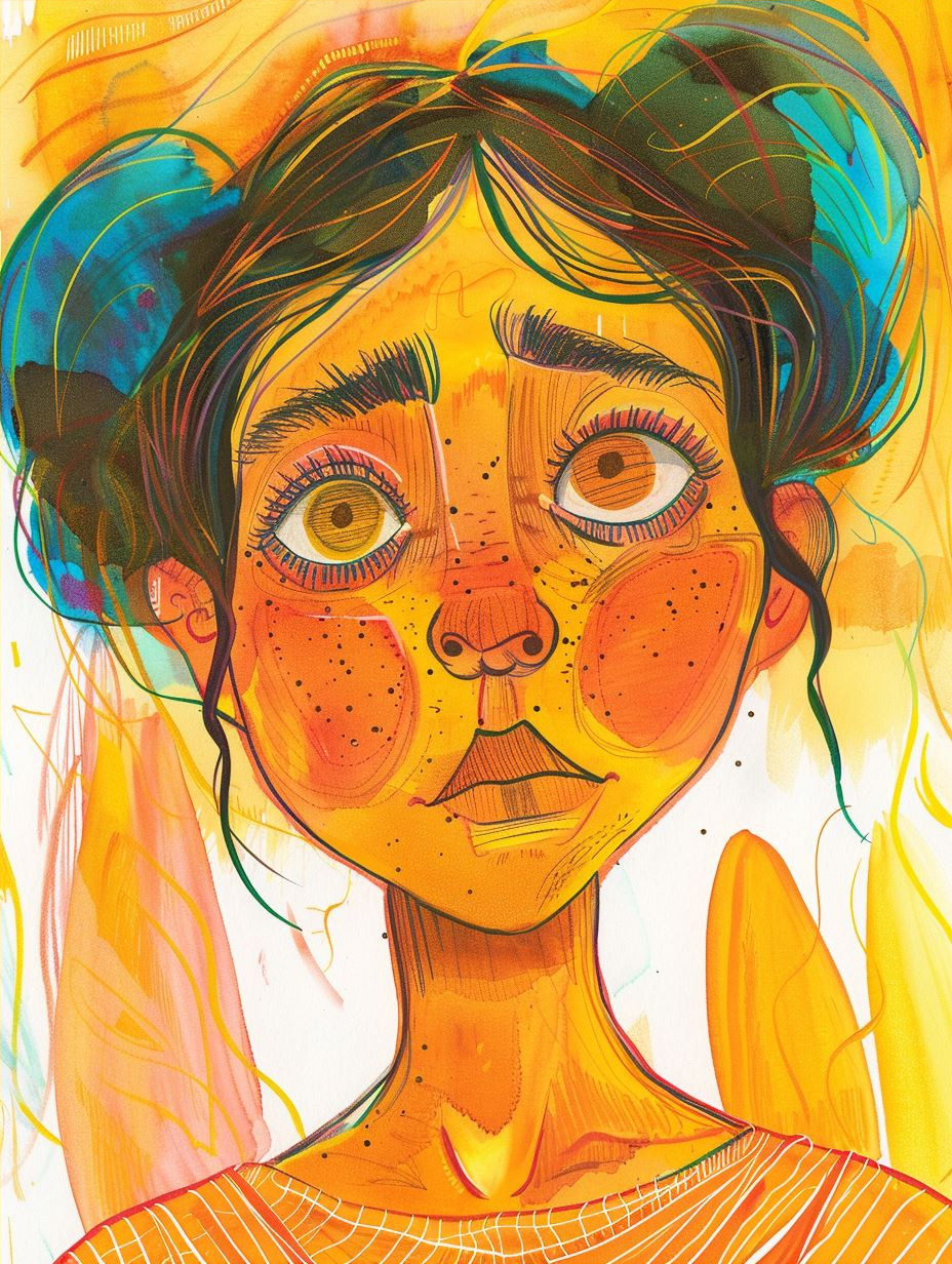 Vibrant Golden Portrait Studies - Image 4