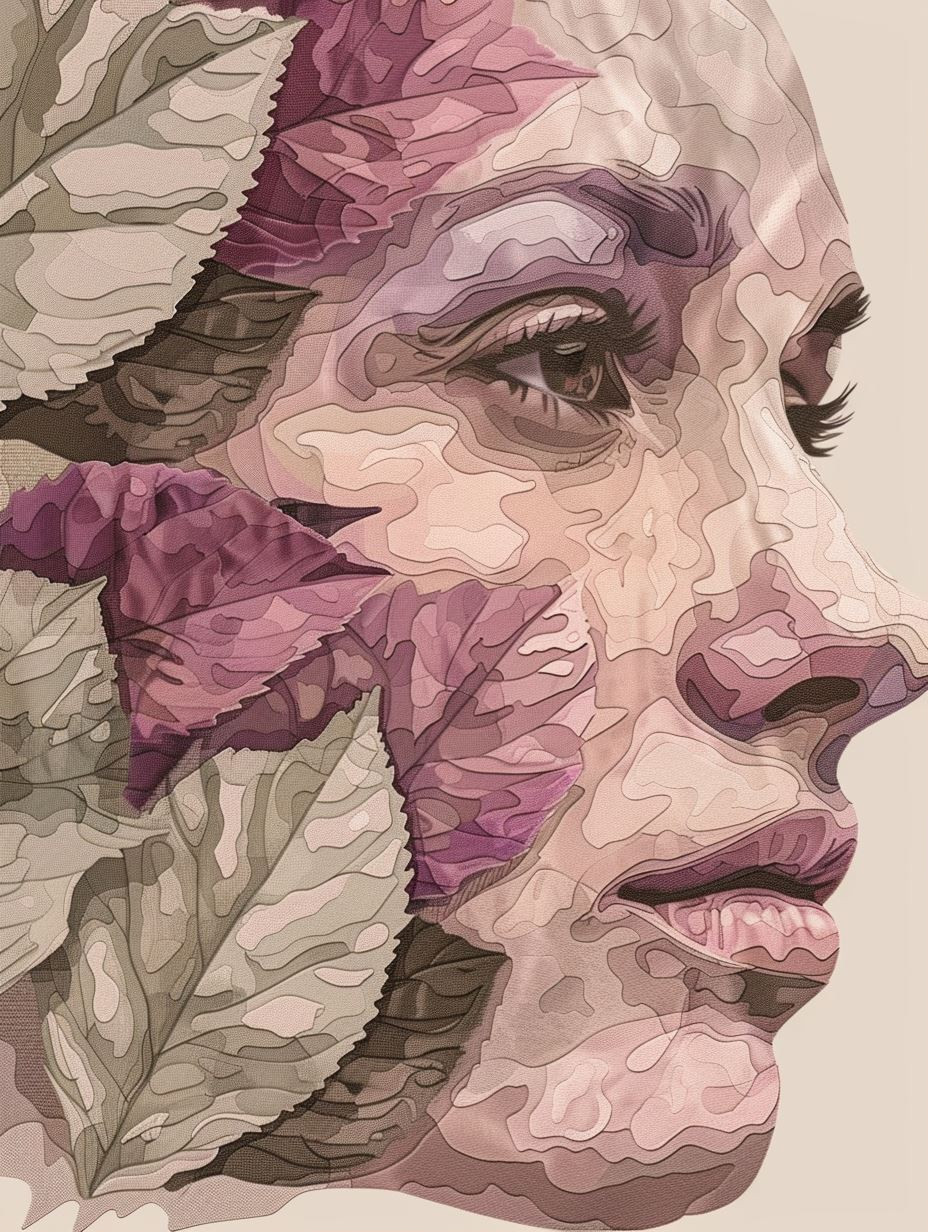 Organic Topographic Portrait Study - Image 1